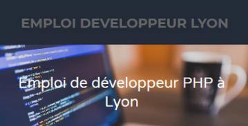 Emploi Developpeur Php Lyon Le Job Board Web Lyonnais Php Lyon